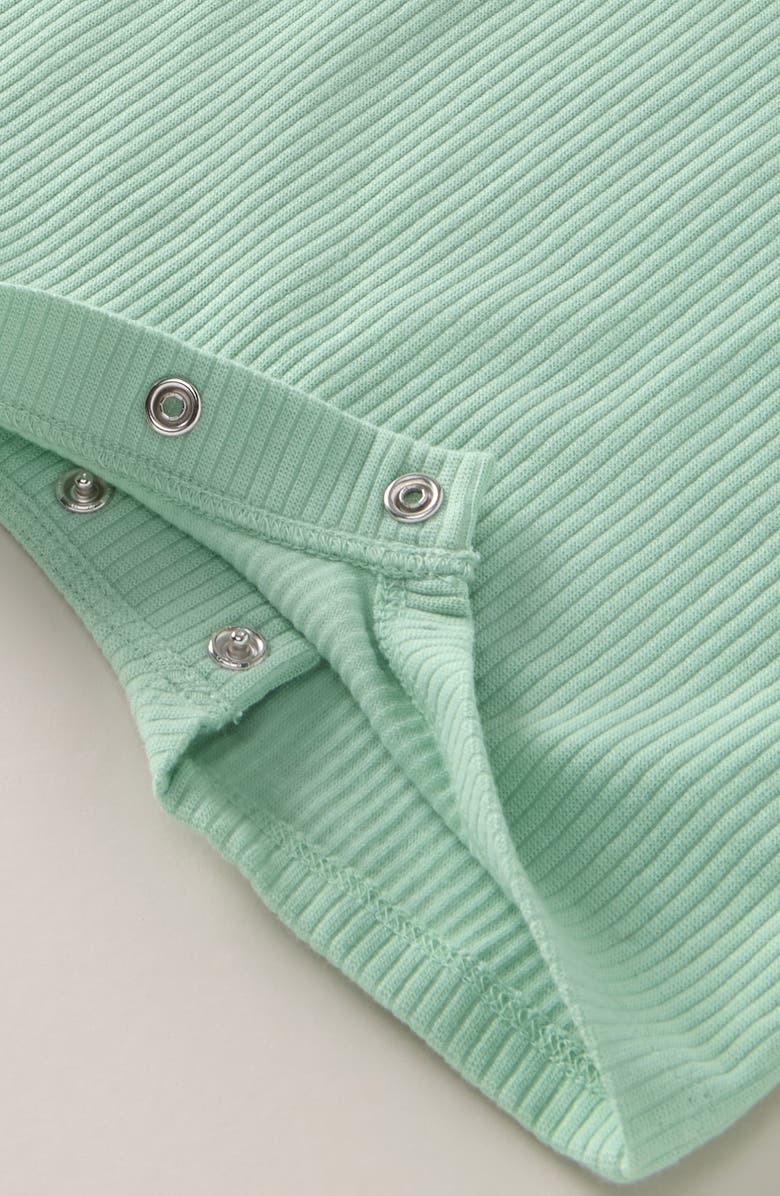 Nordstrom Rib Romper, Alternate, color, Green Pale Jade