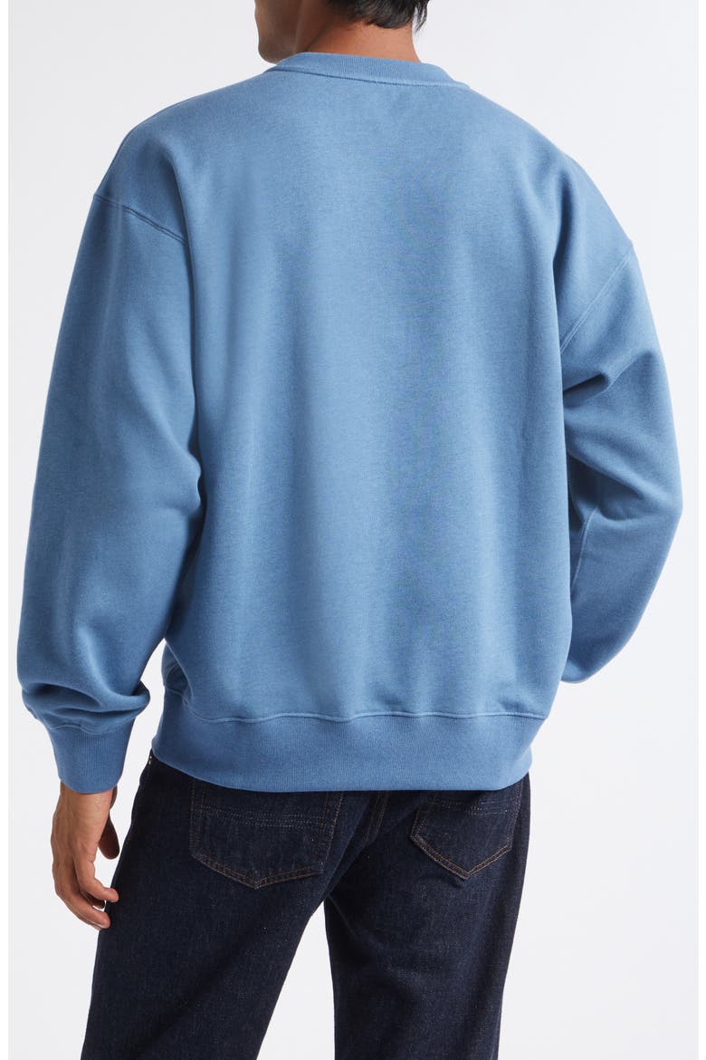Polo Bear Appliqué Cotton & Cashmere Sweatshirt, Alternate, color, BLUE