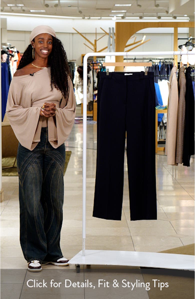 Press Crease Wide Leg Pants, sales video thumbnail