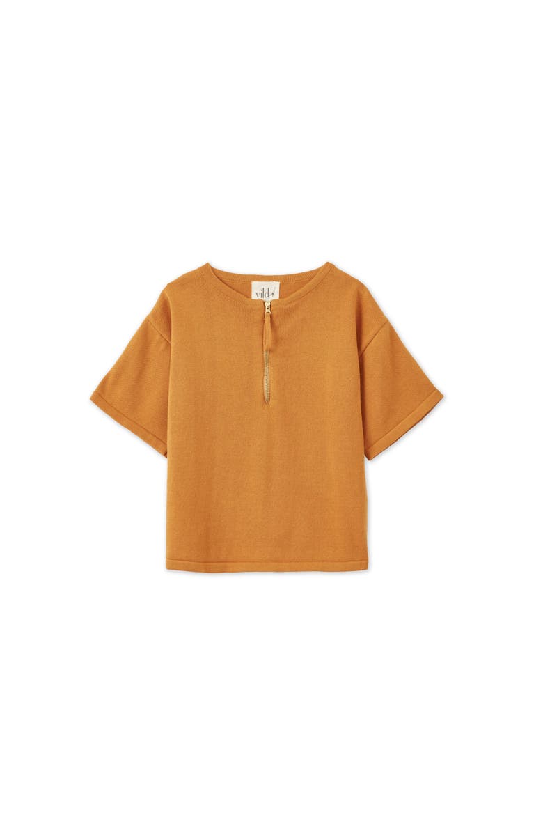 Vild House of Little Organic Cotton Knit Kimono Shirt, Main, color, 