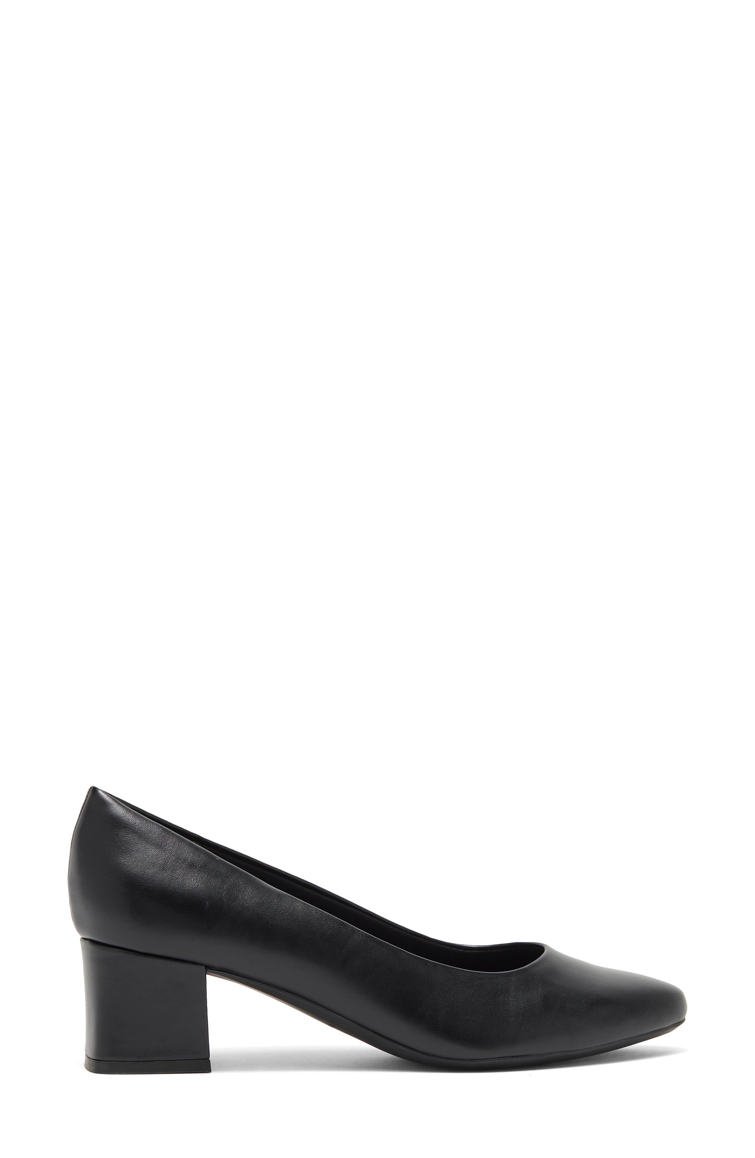 Easy Spirit Nicole Almond Toe Pump - Wide Width Available, Alternate, color, Black 001