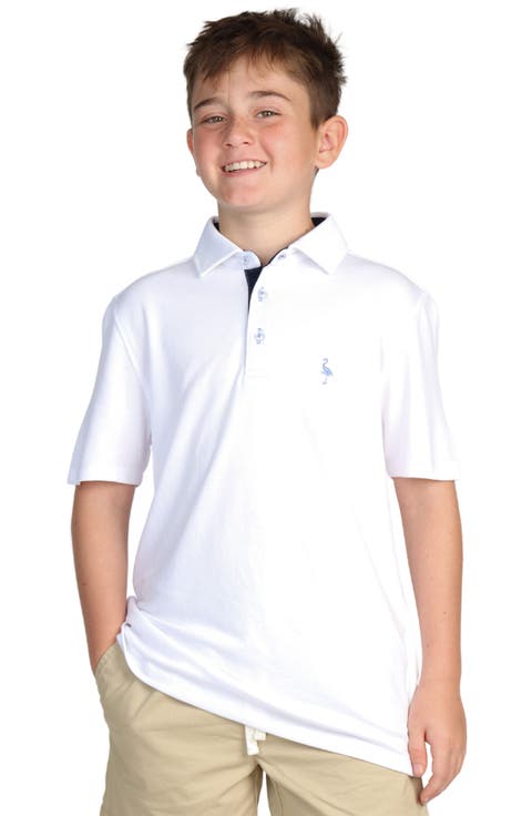 Kids' Solid Knit Polo (Big Kid)