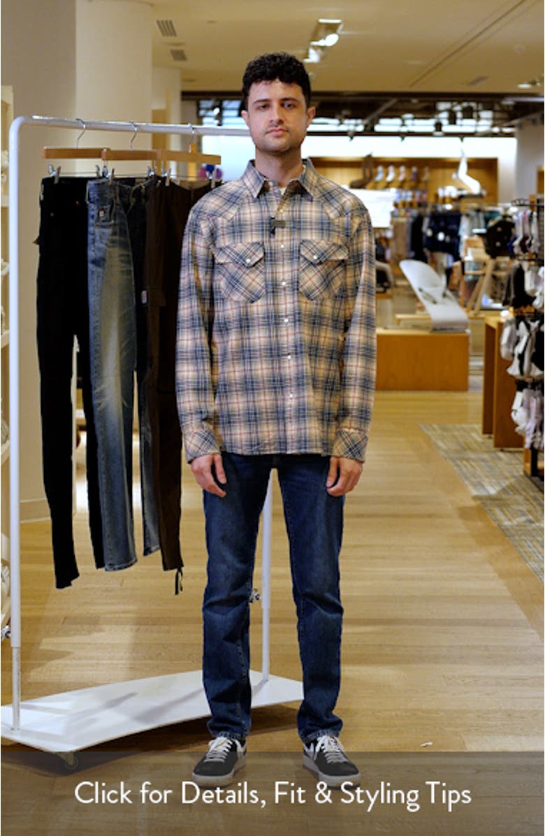 Wyatt Plaid Cotton Snap-Up Shirt, sales video thumbnail