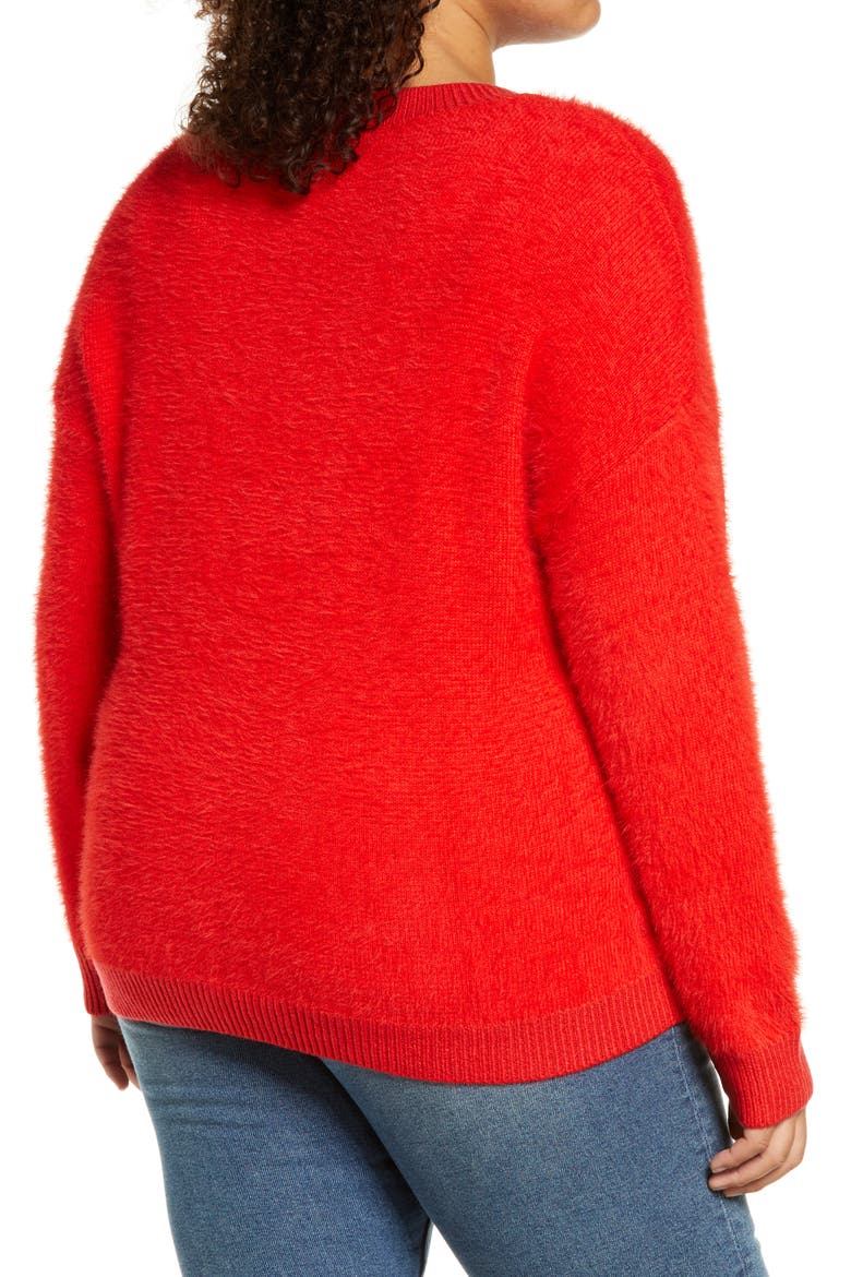 Supersoft Crop Cardigan, Alternate, color, RED