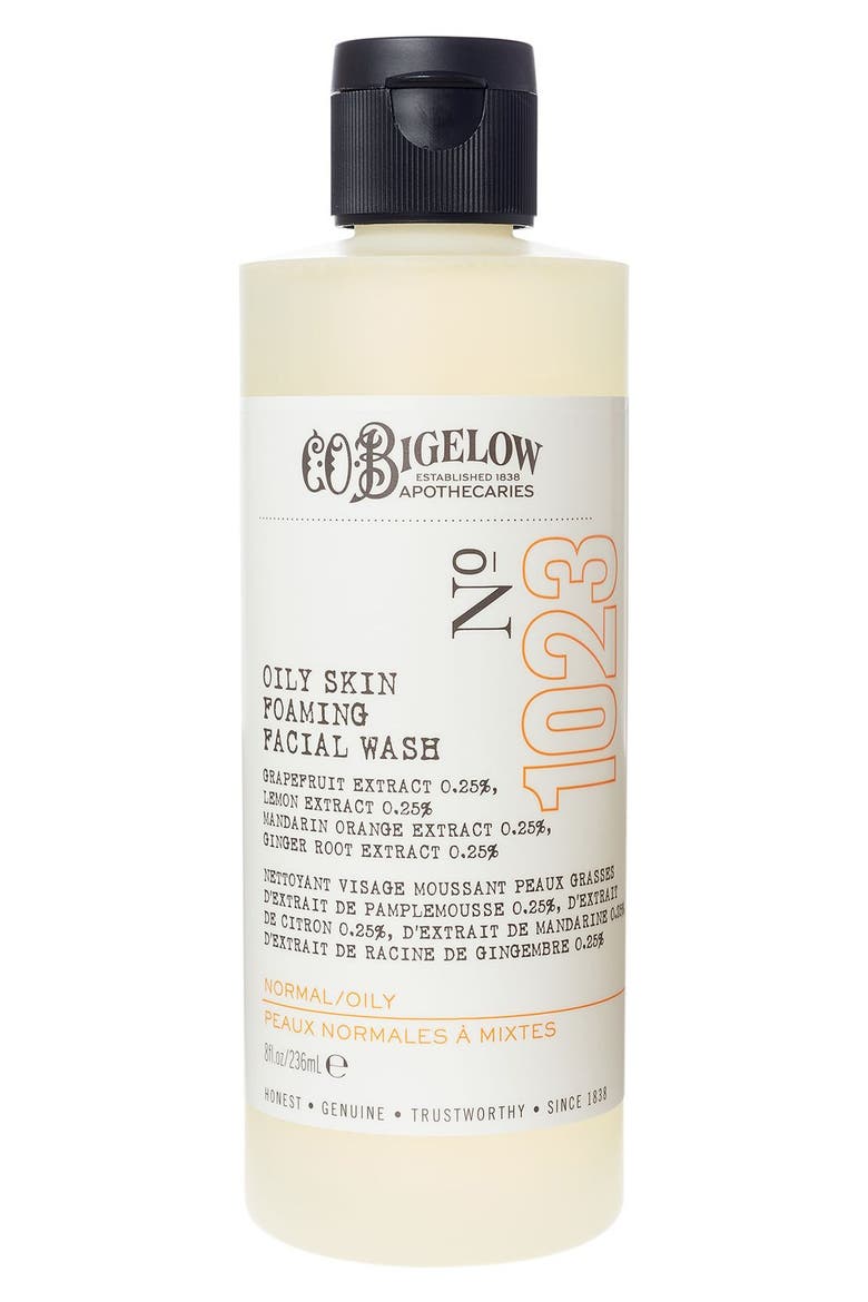 C.O. Bigelow® Oily Skin Foaming Facial Wash, Main, color, NO COLOR