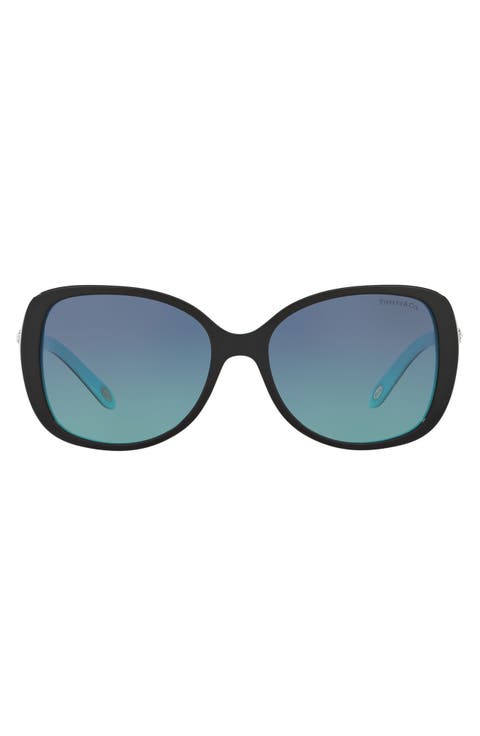 55mm Gradient Butterfly Sunglasses