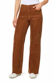 High Rise Wide Leg Corduroy Pants