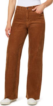 Kensie High Rise Wide Leg Corduroy Pants
