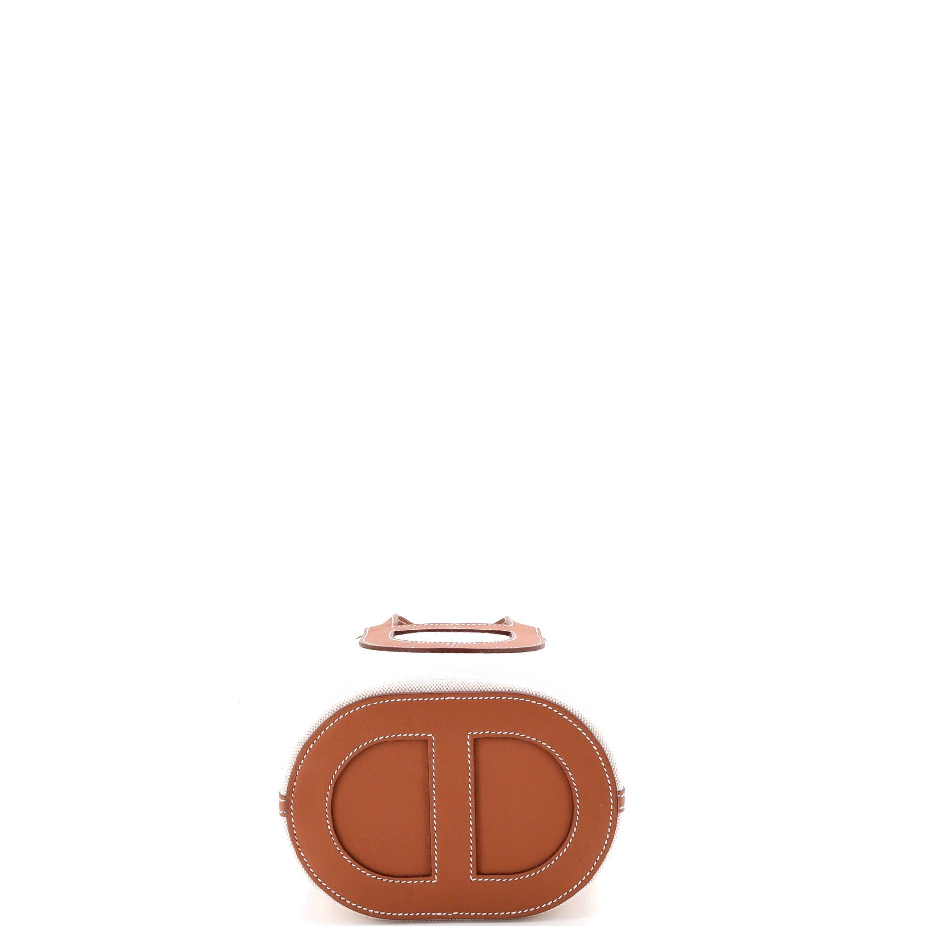 Pre-Owned Hermes In-The-Loop Bag Canvas with Swift 18, Alternate, color, Gold