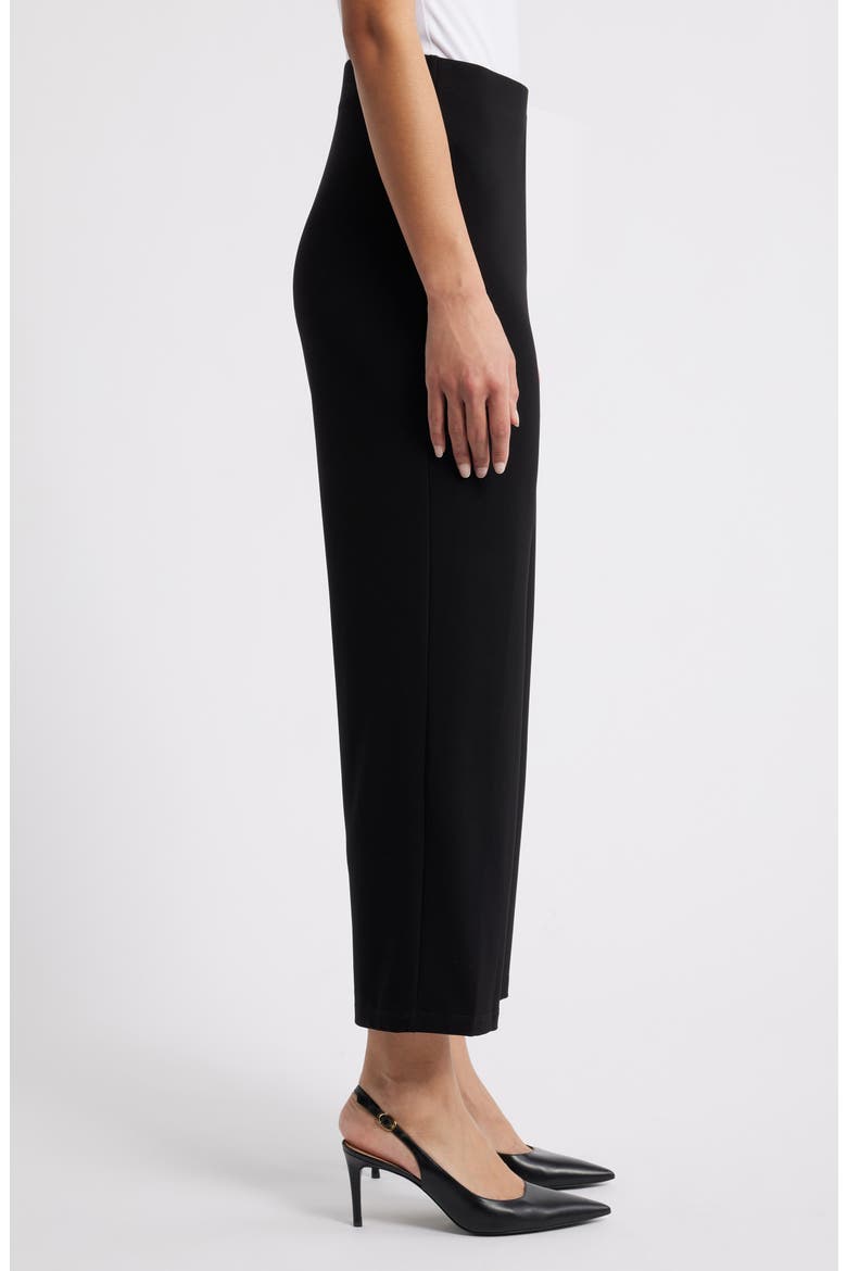 Knit Wide Leg Pants, Alternate, color, ANNE BLACK