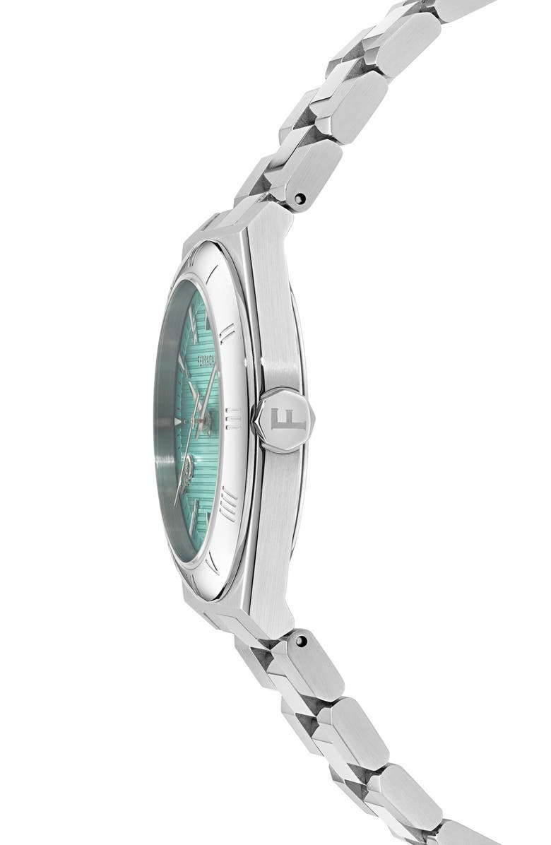 FERRAGAMO Vega Upper East Bracelet Watch, 35mm, Alternate, color, Stainless Steel