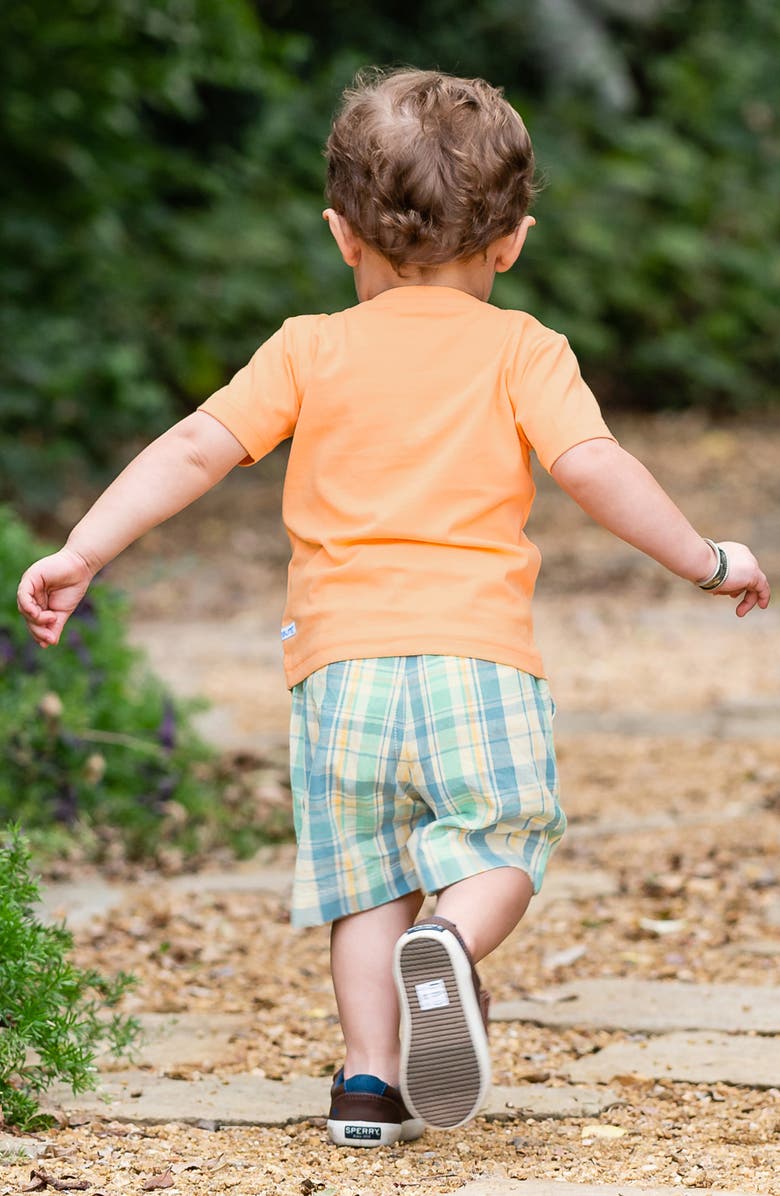 RuggedButts Pocket Henley & Plaid Shorts Set, Alternate, color, 