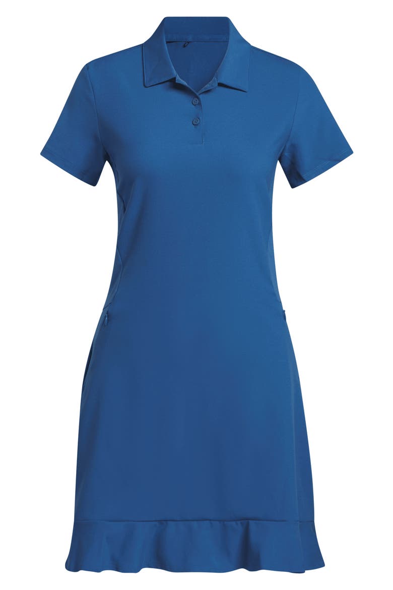 Ultimate Solid Ruffle Polo Dress, Alternate, color, DUPE