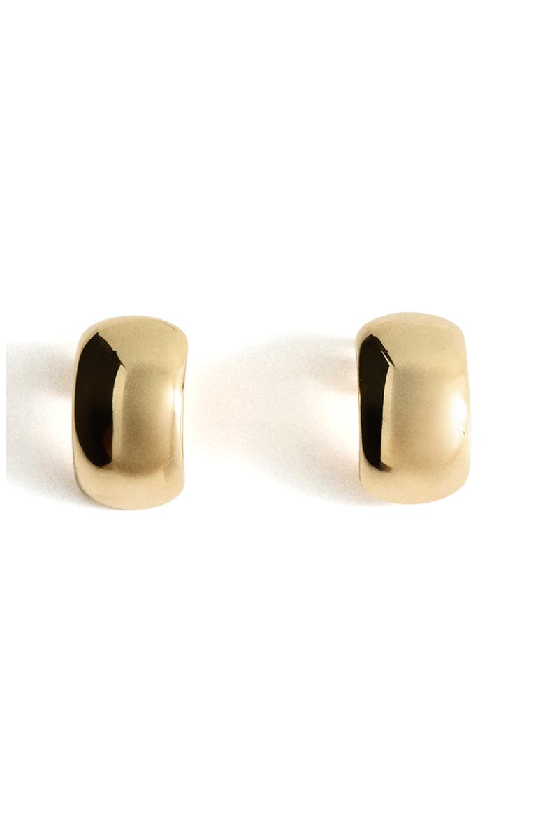 Relief Earrings, Main, color, GOLD