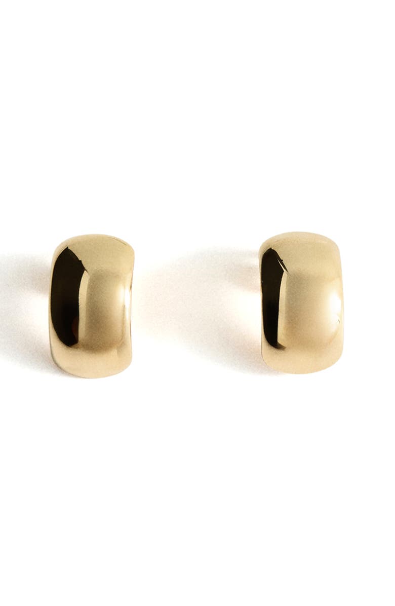 MANGO Relief Earrings, Main, color, Gold