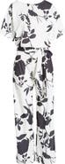 NIKKI LUND Lindsey Floral Tie Waist Jumpsuit