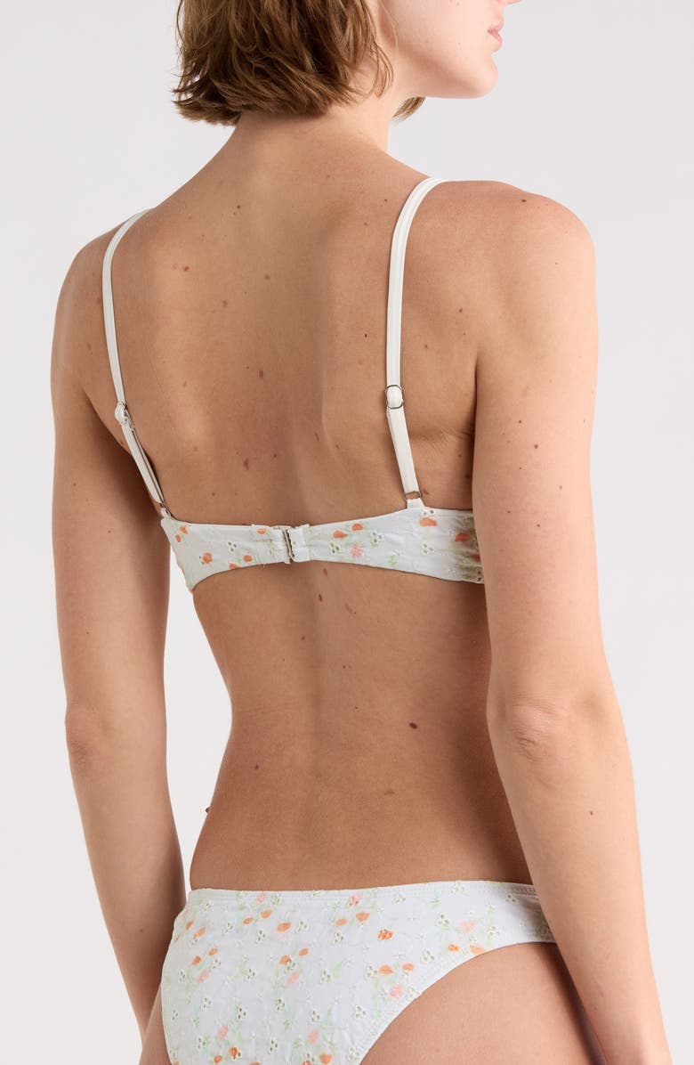 Dippin Daisys Zen Bikini Top, Alternate, color, Rosewater