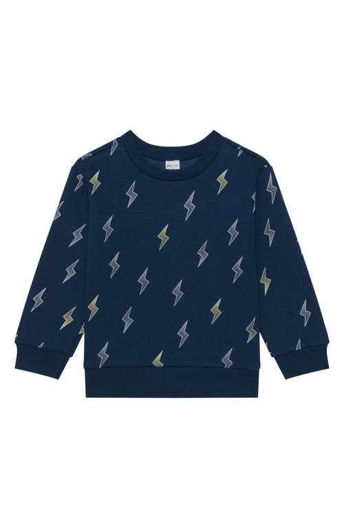 Petit Lem Kids' Sweatshirt & Joggers Set In Blue