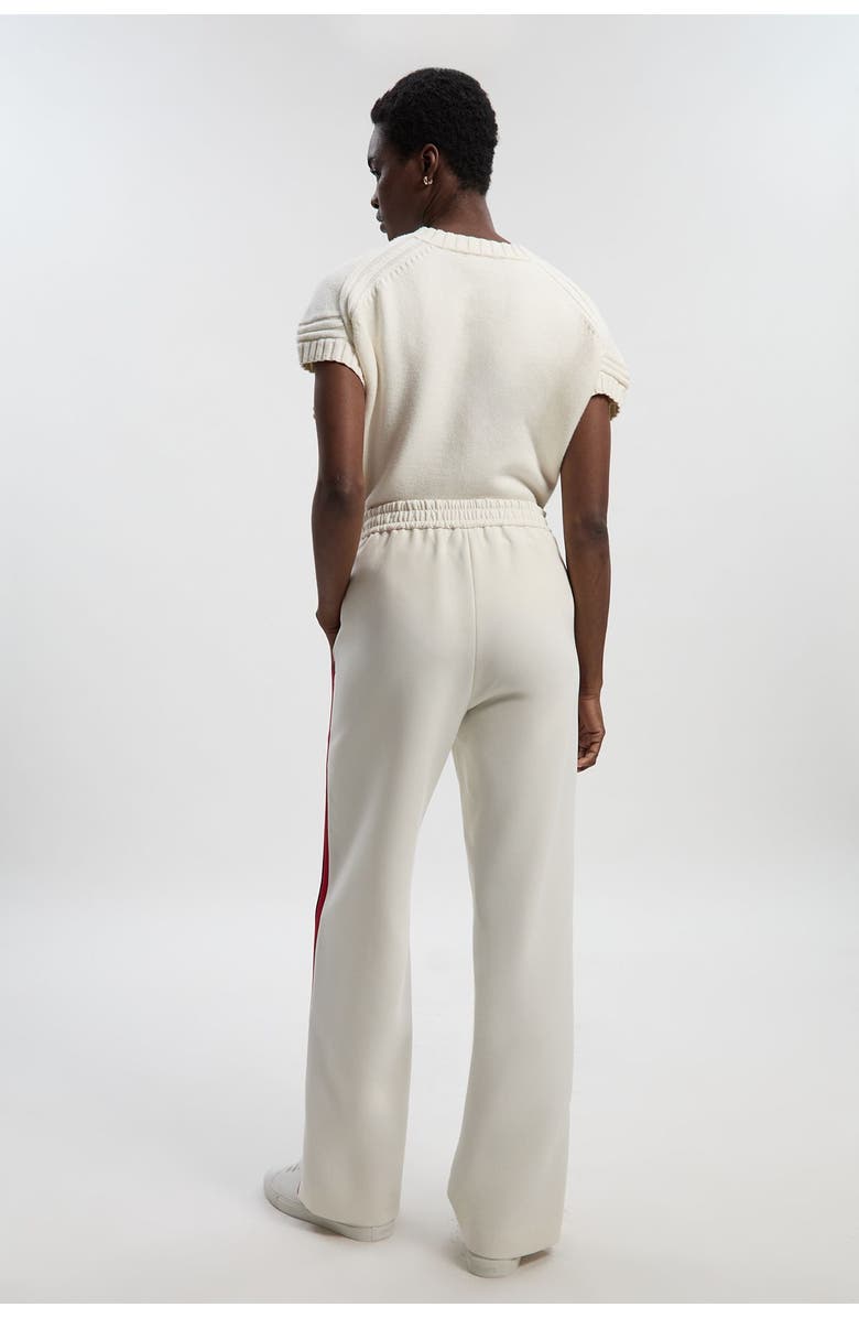 Karen Millen Tailored Straight Leg Trouser, Alternate, color, Ivory