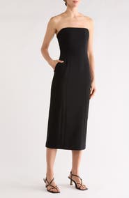 A.L.C. Elizabeth Strapless Midi Dress