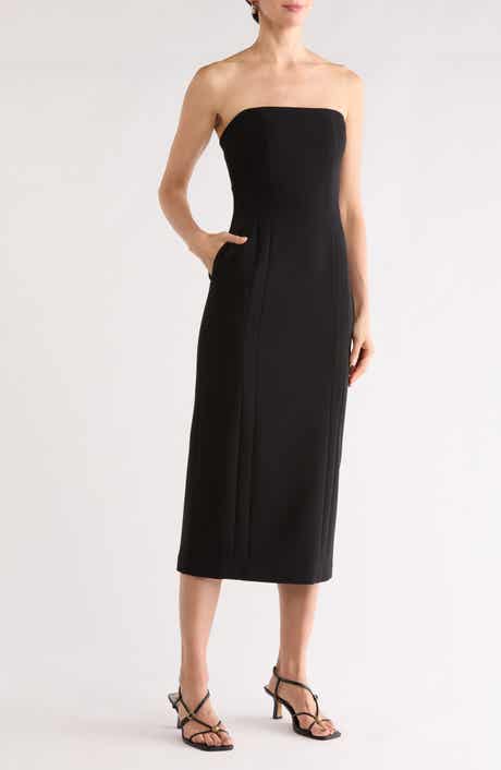 A.L.C. Elizabeth Strapless Midi Dress