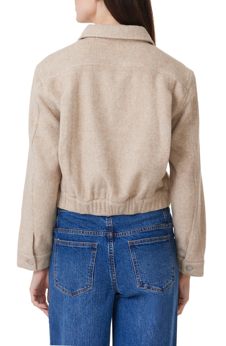 Habitual Brushed Twill Jacket, Alternate, color, Oatmeal