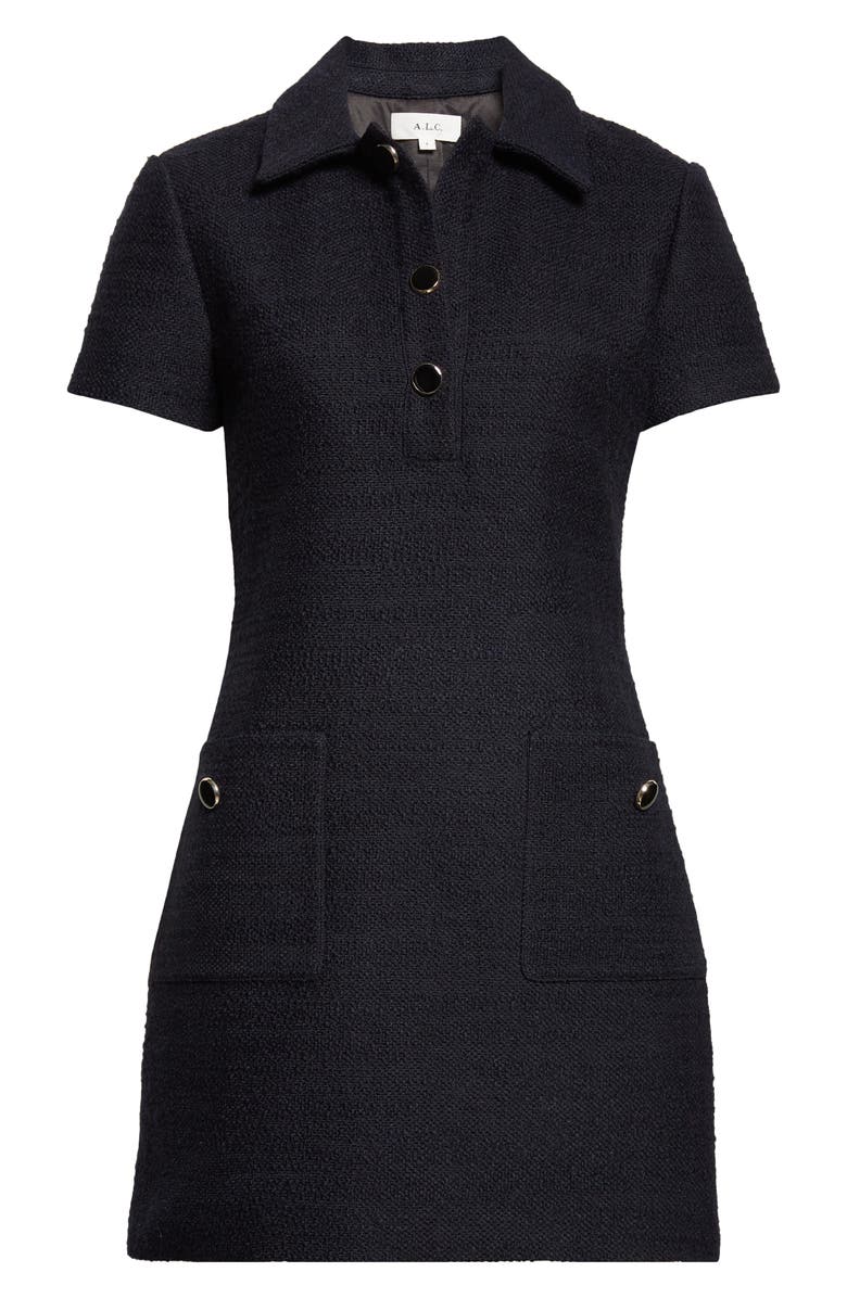 A.L.C. Marcie Bouclé Minidress, Alternate, color, Deep Navy