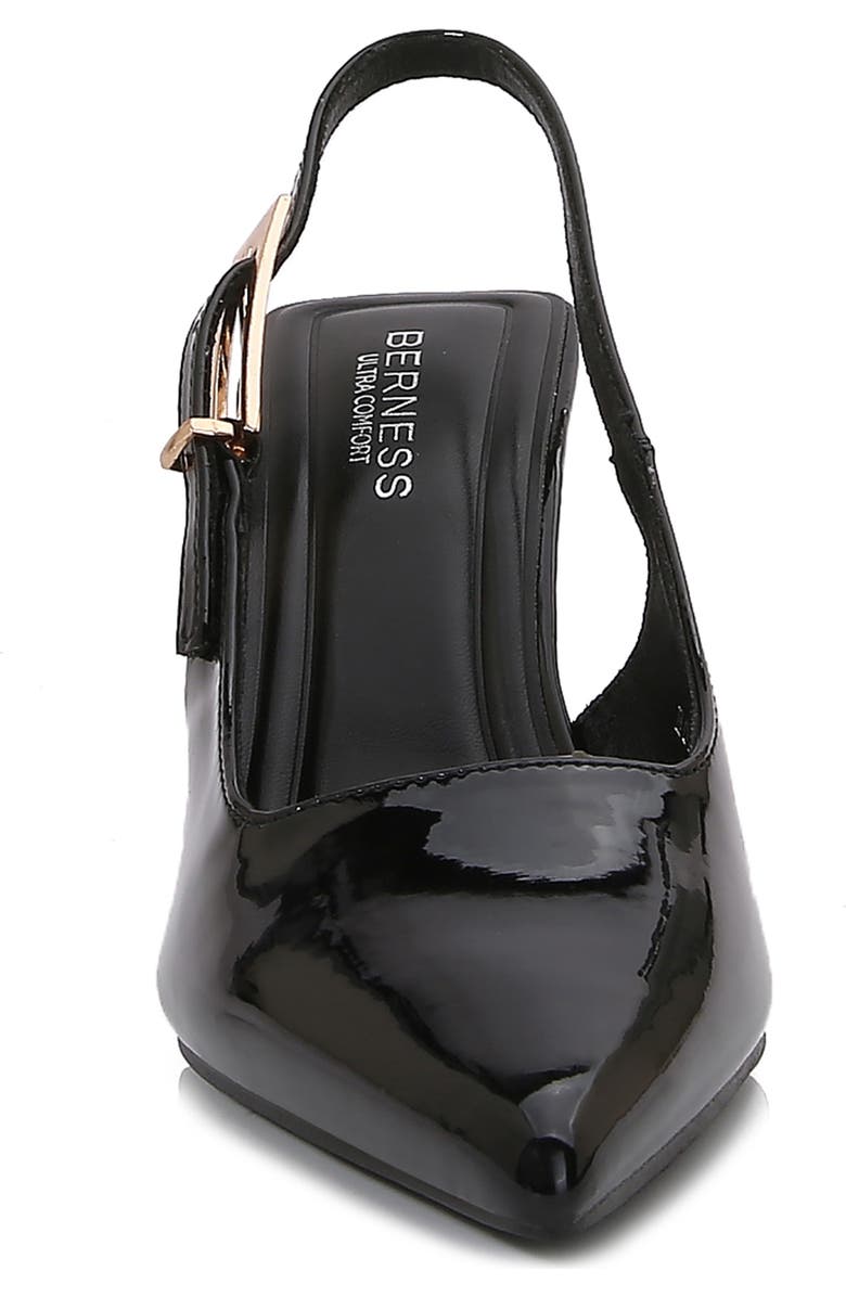 BERNESS Honey Pointed Toe Slingback Pump, Alternate, color, Black