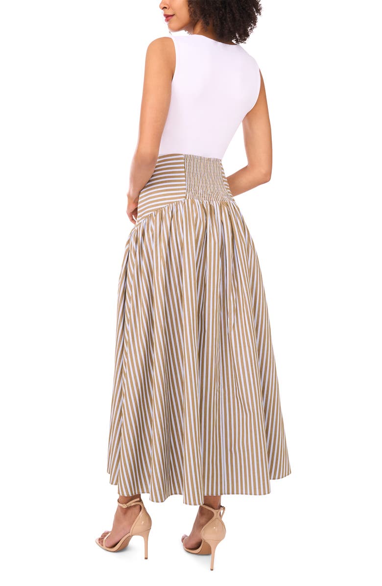 Parker The Talia Pleated Midi Skirt, Alternate, color, Blue/ Brown