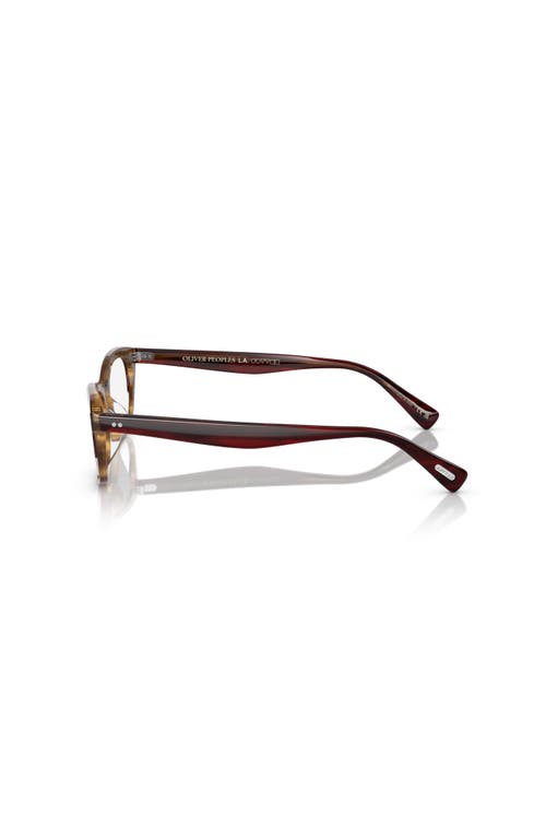 Oliver Peoples 51mm Square Optical Glasses In Multi