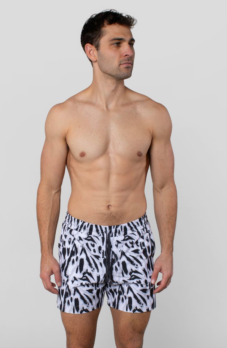 LEISURE LAB Safari Swim Trunk, Alternate, color, Safari