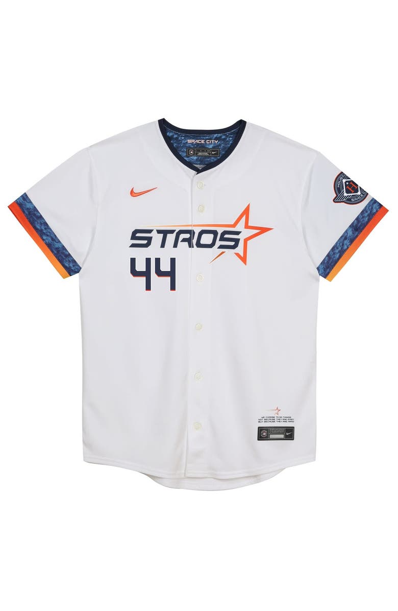 Nike Preschool Nike Yordan Alvarez White Houston Astros 2025 City Connect Limited Player Jersey, Alternate, color, White