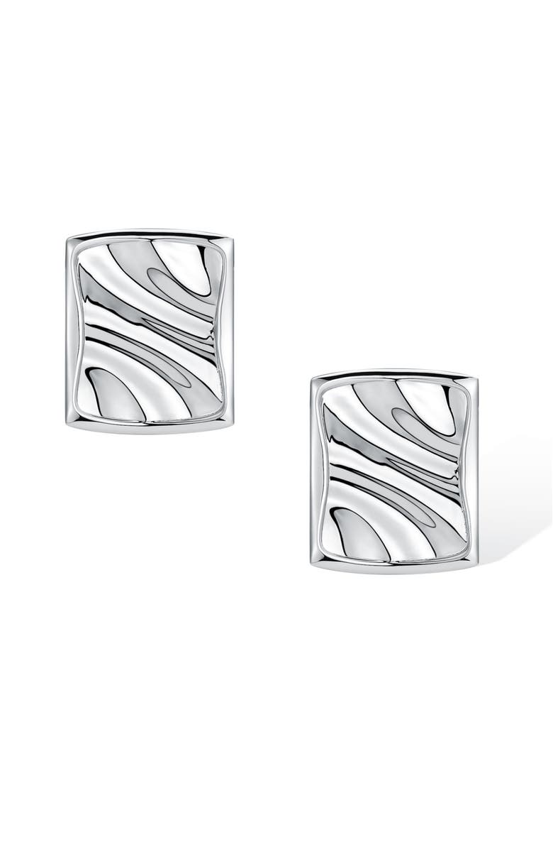 RETRO CHIC Tidal Glow Earrings, Alternate, color, Silver