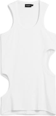 Desigual Sleeveless Cutout T-Shirt