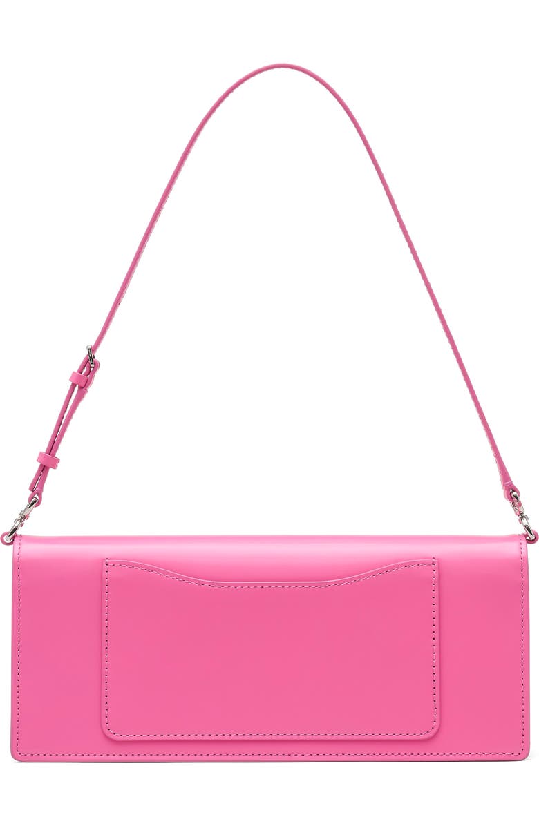 Marc Jacobs The Mirror Leather Shoulder Bag, Alternate, color, Bow Pink
