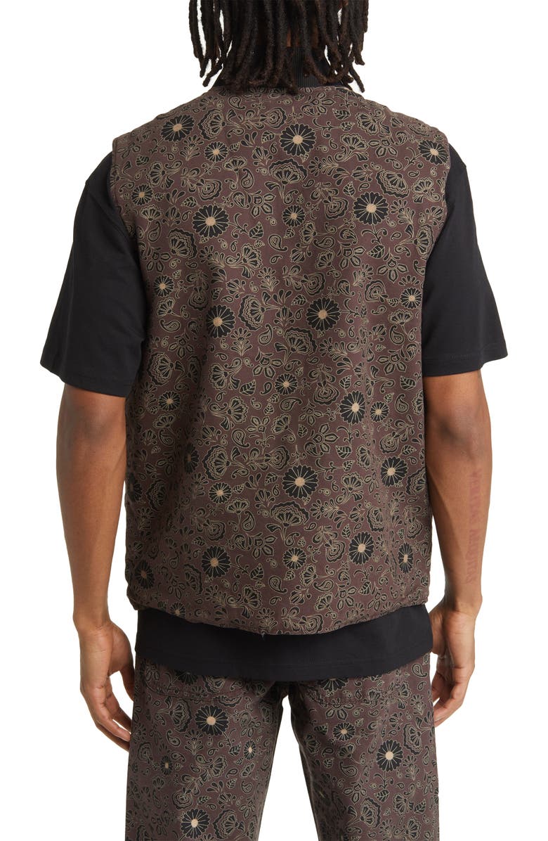 Dickies Ellis Floral Reversible Vest, Alternate, color, 