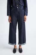 Max Mara Chiara Crop Wide Leg Jeans