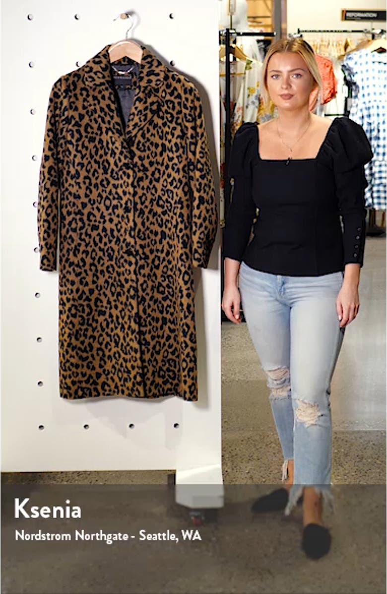 Leopard Print Coat, sales video thumbnail