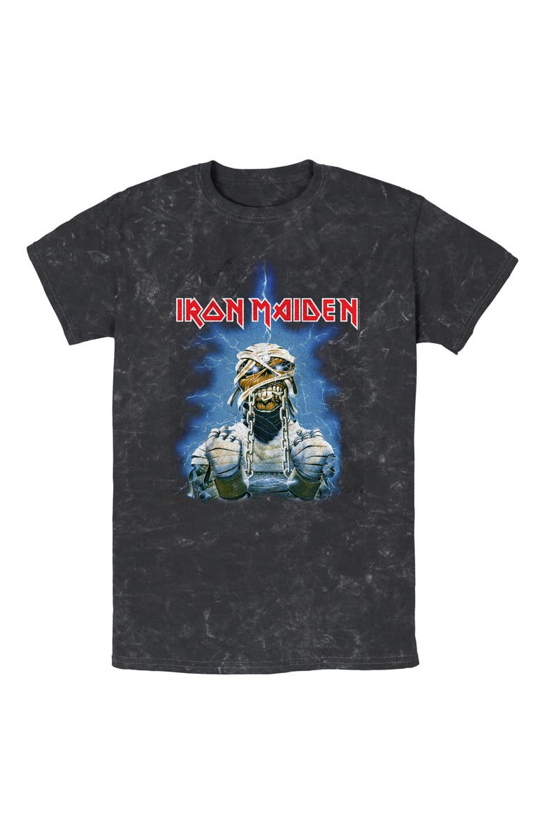 Iron Maiden Men's Iron Maiden Unchained Logo Graphic T-Shirt, Main, color, Black
