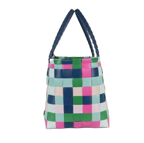Handed By Paris Brights Recycled Tote Bag In Brights Mix