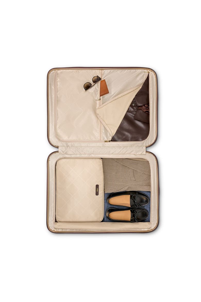 Tweed CURV Hardside Global Carry-On  Spinner 22', Alternate, color, Tweed/Natural Leather