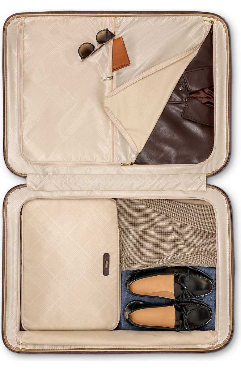 Hartmann Tweed CURV Hardside Global Carry-On Spinner 22', Alternate, color, Tweed/Natural Leather