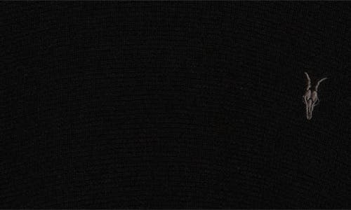 Allsaints Ivar Cotton Sweater In Black