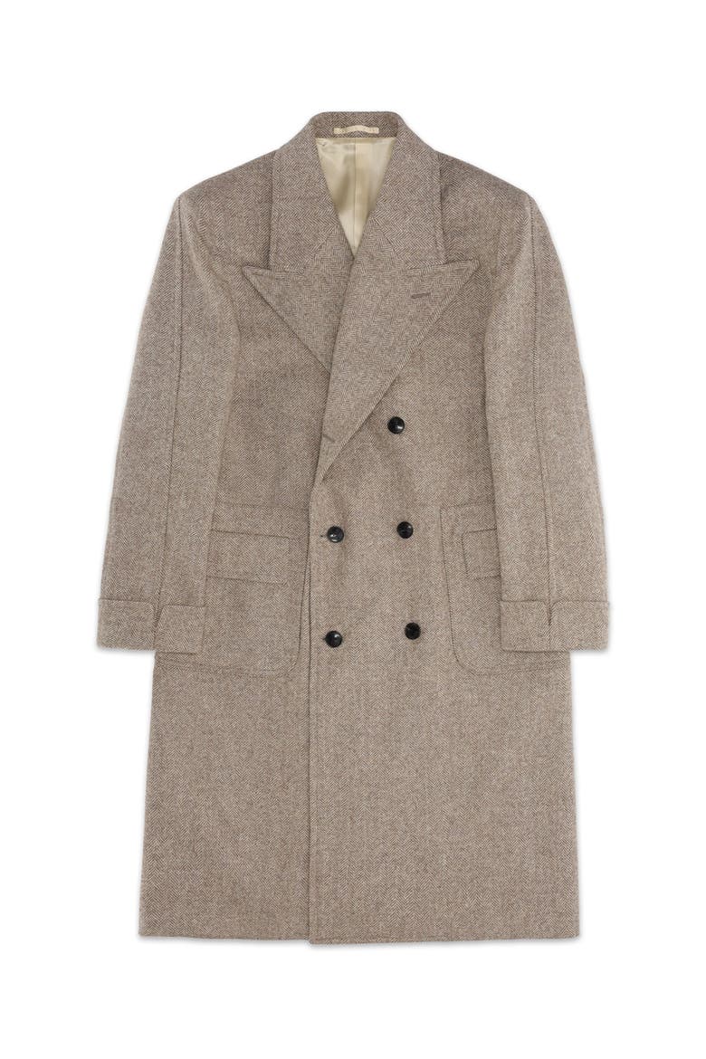 Double Breasted Bogart Coat, Main, color, Beige