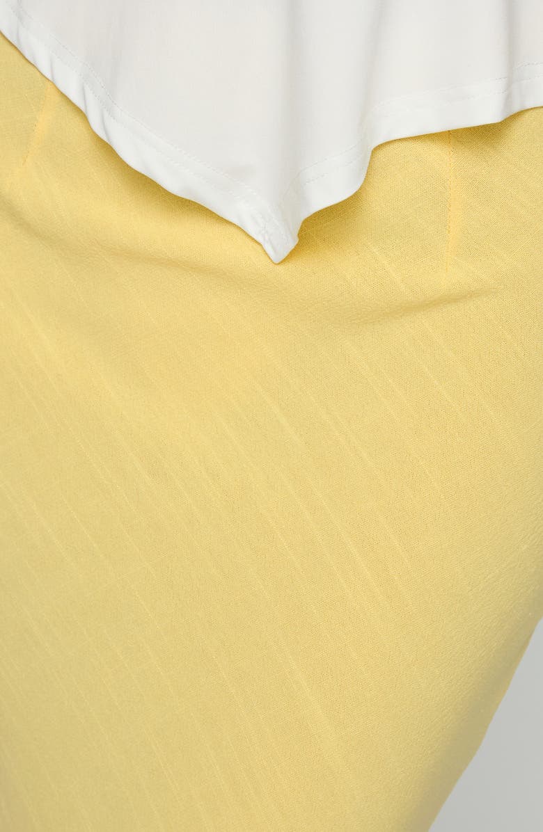 Princess Polly Jodie Maxi Skirt, Alternate, color, Lemon Yellow