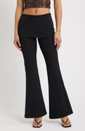 Feners Encanto Foldover Waist Flare Leg Pants