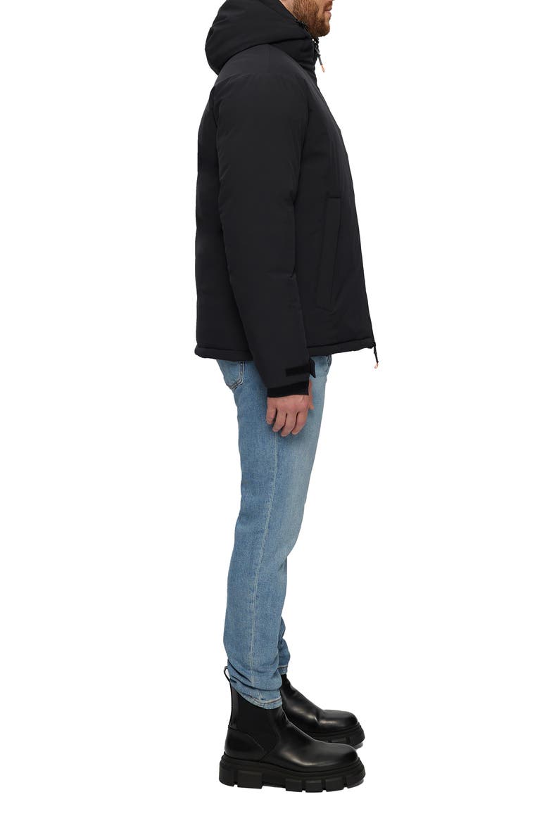 Arturo Short Parka, Alternate, color, BLACK