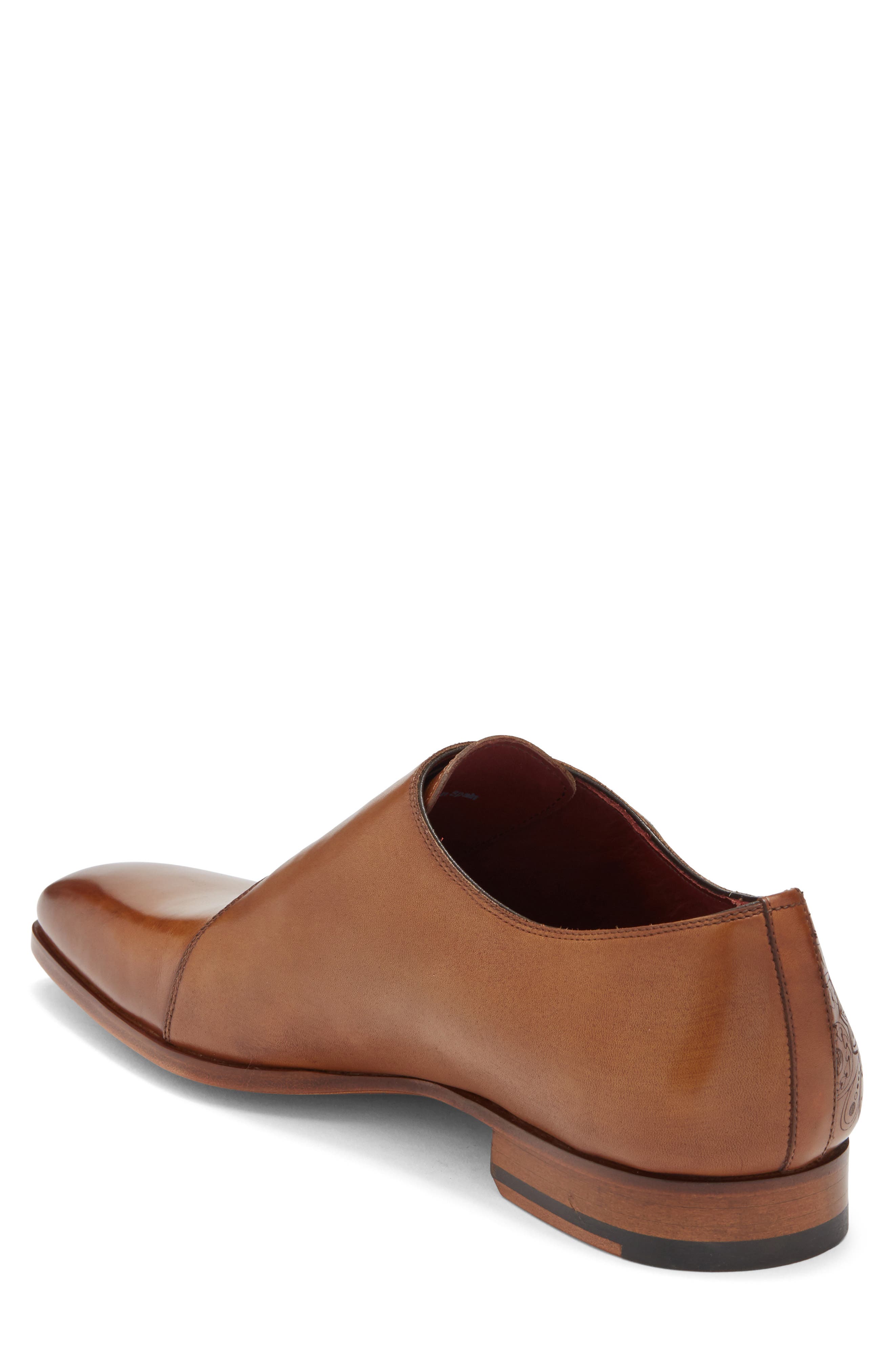 Magnanni Abel Monk Strap Loafer, Alternate, color, Taupe
