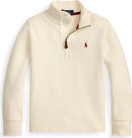 Polo Ralph Lauren Kids' Estate Rib Quarter Zip Pullover