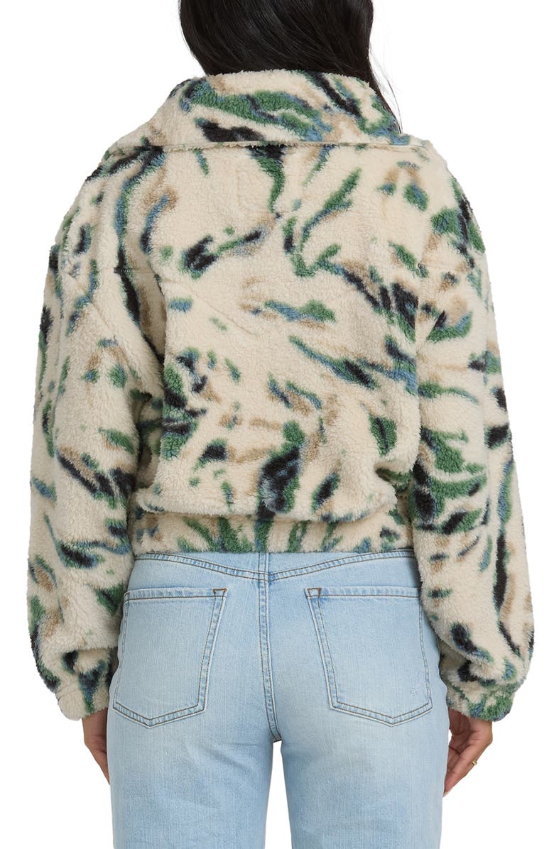 Billabong Barra High Pile Fleece Half Zip Pullover, Alternate, color, Whitecap